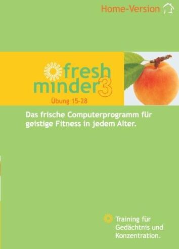 Christof Schadt - Fresh Minder 3 Home: Gedächtnis- und Konzentrationstrainings-Software - Preis vom 07.10.2026 11:45:10 h