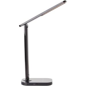 Brilliant Schreibtischlampe Vicari, schwarz, LED, dimmbar, mit Touchpanel, 450 Lumen, warm- bis tageslichtweiß
