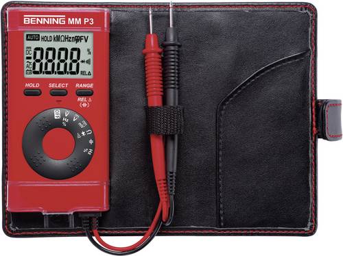 Benning MM P3 Hand-Multimeter digital CAT II 600 V, CAT III 300 V Anzeige (Counts): 4000