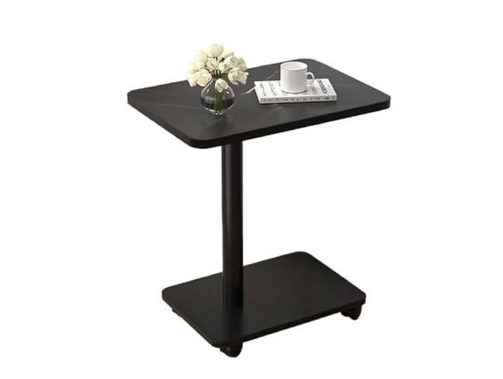 YCCHAH Sofatisch Wohnzimmer Sofa Beistelltisch Schlafzimmer Nachttisch Einfache Hause Beweglichen Balkon Lagerung Kleinen Quadratischen Couchtisch Wohnzimmer-Beistelltisch(C)