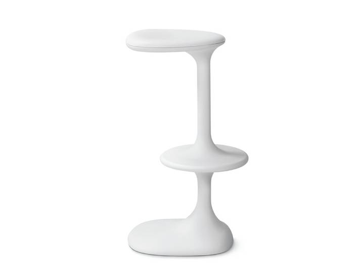 Barstuhl Kant Casamania weiß, Designer Karim Rashid, 33.5x79x45 cm