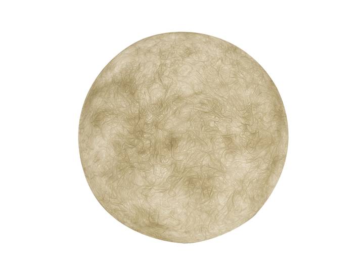 IN-ES.ARTDESIGN lampe murale applique A.MOON 2 (Ø 35 cm - Nebulite)