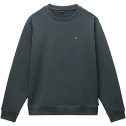 NAPAPIJRI Herren Sweatshirt - BALIS CREW SUM, Baumwolle, ungefüttert, Regular Fit Grün / M