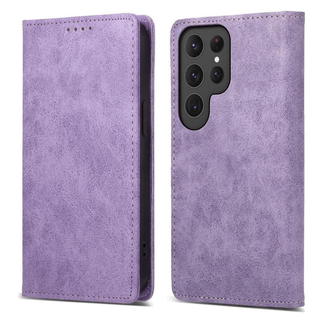 Cover-Discount Hülle mit RFID Blocker violett (Samsung Galaxy S24 Ultra) (660169753E)