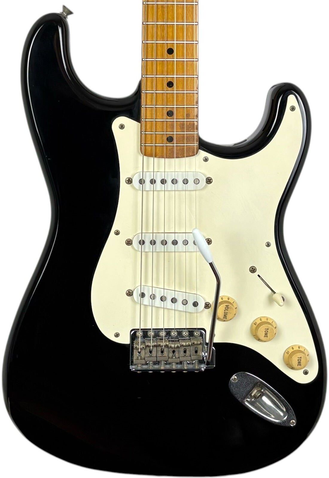 Fender Japan 54 reedycja Stratocaster 1989-1990   czarny - Refurbished
