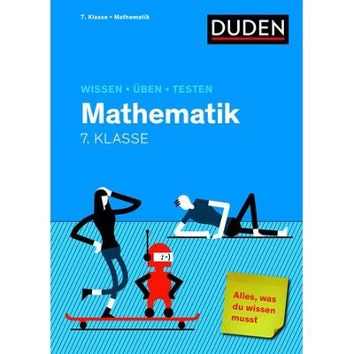 Wissen – Üben – Testen: Mathematik 7. Klasse, Taschenbuch von Rolf Hermes,Katja Roth,Lutz u. a. Schreiner, Duden ein Imprint von Cornelsen Verlag