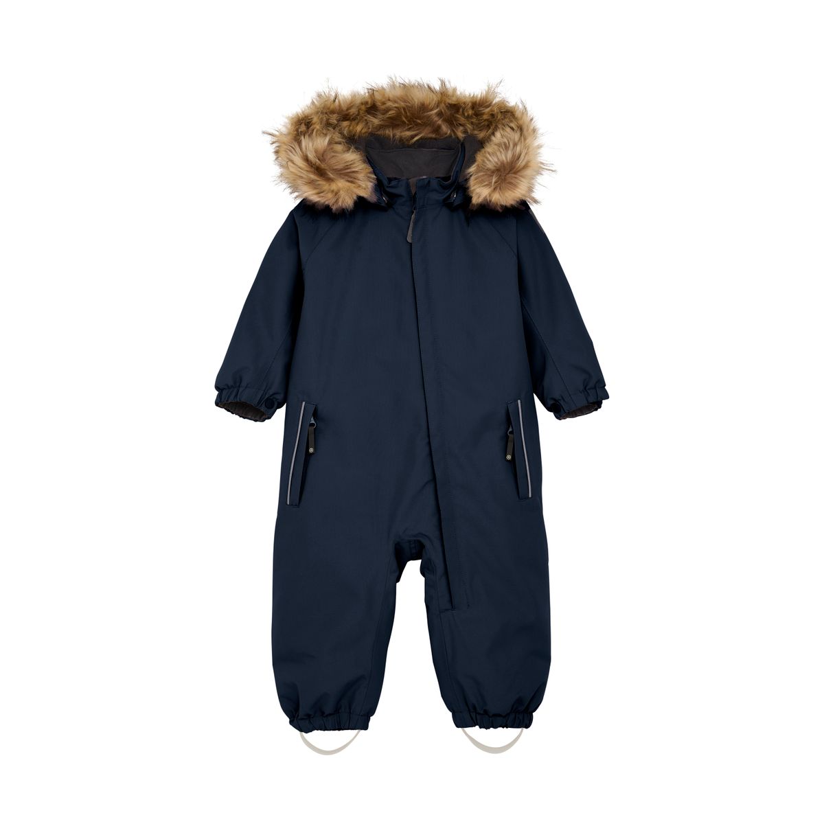 Color Kids Baby Coverall W. Fake Fur 742130 total eclipse (7850) 98 742130-7850-98
