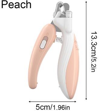 Multisell Products Hub Cat Nail Trimmer, Professional Pet Nail Clippers, Small Animals Paw Nail Trimmer, Labor Saving Pet Claw Grooming Scissor pink