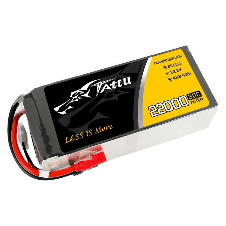 Tattu Akumulator 22000mAh 22.2V 30C 6S1P LiPo AS150+XT150 (22000 mAh) (TAA22K6S30ASX)