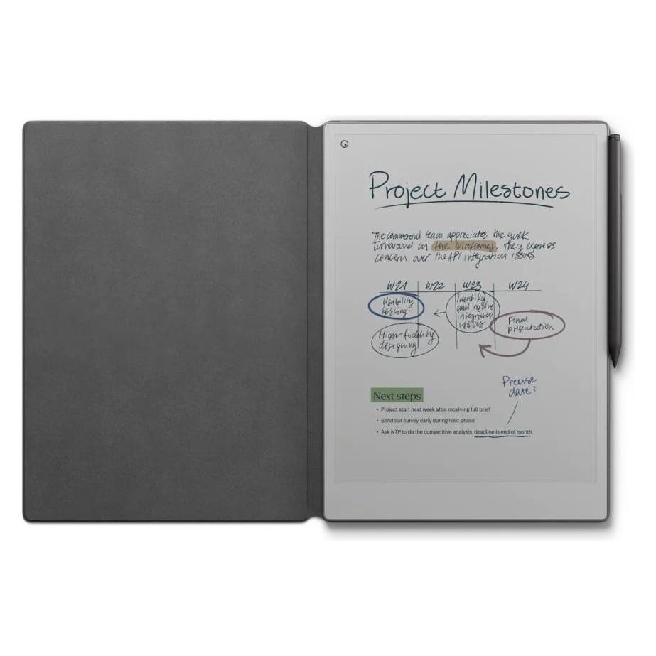 reMarkable BookFolio Pro Leather Black (reMarkable Paper Pro) (RM07B-1005NW)