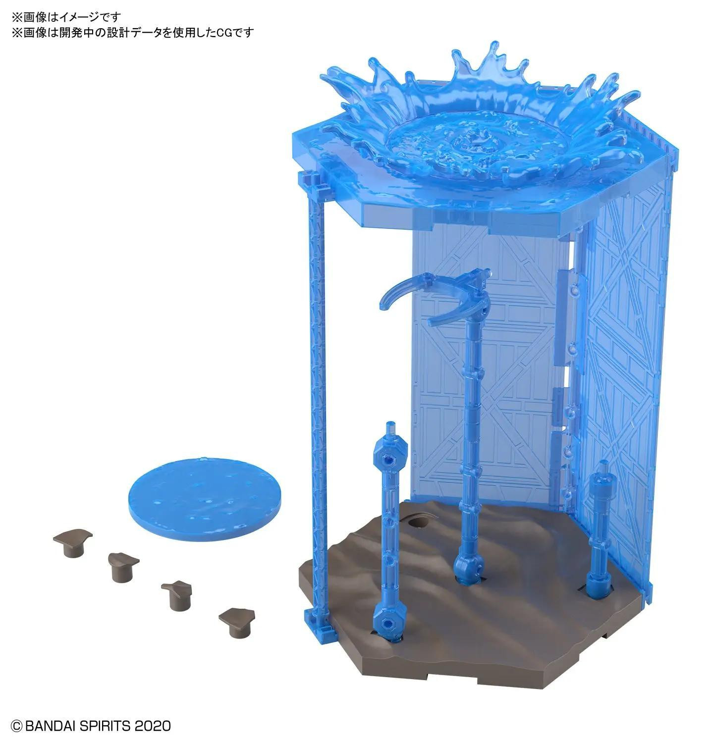 Bandai 30MM Customize Scene Basis Water Veld Versie