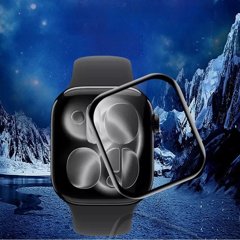 INF Apple Watch Series 11 42mm Displayschutzfolie: 3D Gebogene Vollflächige Verbundfolie (3er-Pack), kompatibel mit Apple Watch