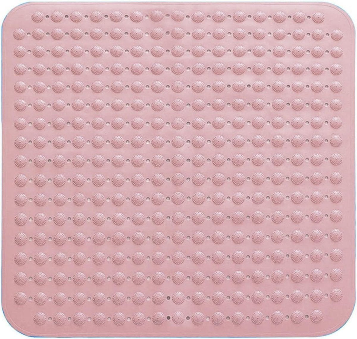 Roze Vierkante Antislip Douchemat - 48 x 48 cm