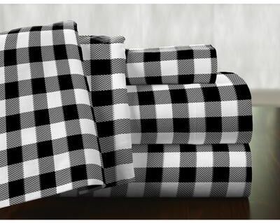 Pointehaven Superior Weight Cotton Deep Pocket Flannel Bed Sheet Set