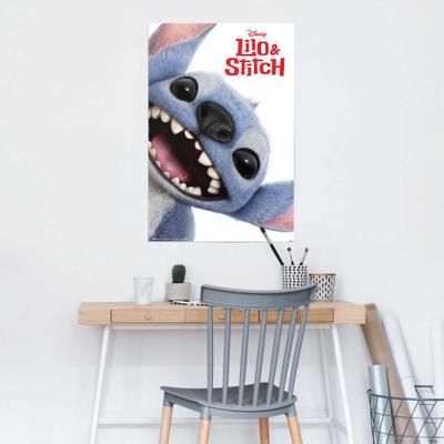 Poster REINDERS "Lilo & Stitch – Live-Action-Film", blau (farbe bild(er): blau), Bilder, B/H/T: 61cm x 91,5cm x 0,1cm, 1 Stk., Papier, Poster, Kinderzimmer - Bilderdruckpapier - Film und Fernsehen - 61x91,5 cm, B:61cm H:91,5cm T:0,1cm