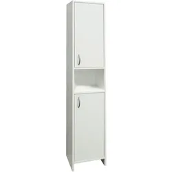Multi Praxis Badezimmerschrank hoch 33,5x180,5x25,5 cm weiß matt INCA35LP