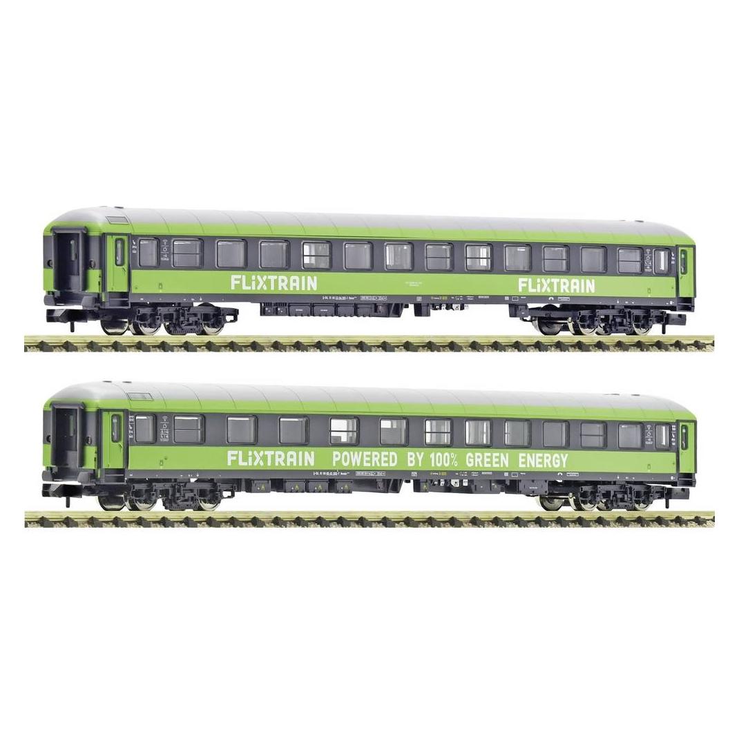 Fleischmann 6260085 N 2-tlg. Set 1: Reisezugwagen, FlixTrain (Spur N) (6260085)