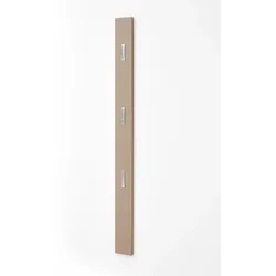 Voss Möbel Garderobenleiste Solo Lack Beige Sand