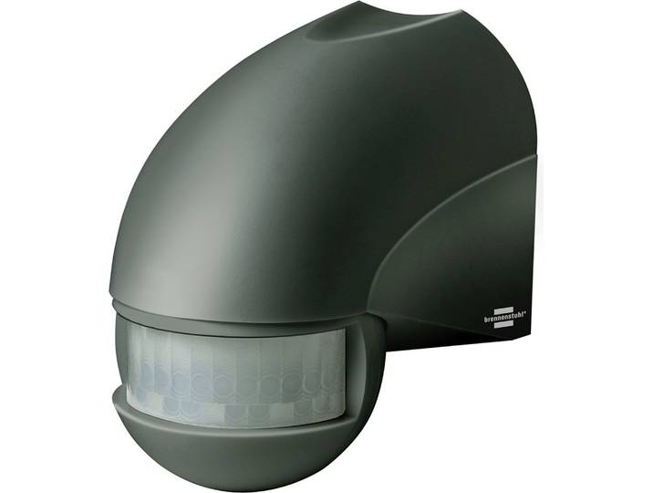 Brennenstuhl 1171900 Infrarot-Bewegungsmelder PIR 180 IP44 Anthrazit