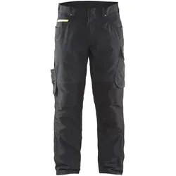 Blakläder® Service Arbeitshose mit Stretch 1495 1330 - schwarz/gelb - 56