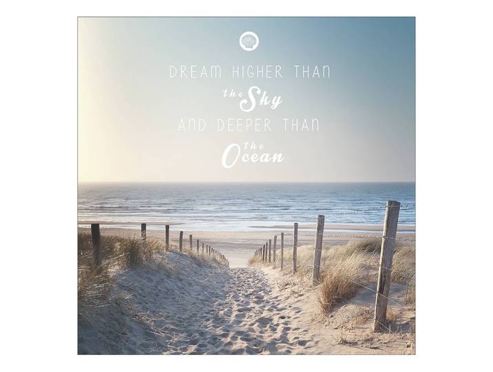 Floatglasbild Dream Floatglas Multicolor 50 x 50cm