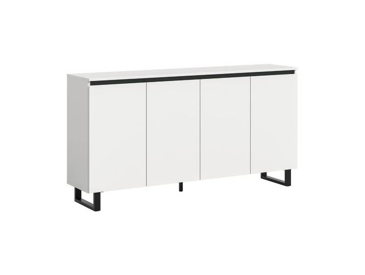 Sideboard Tomasa Weiß B: 160 cm