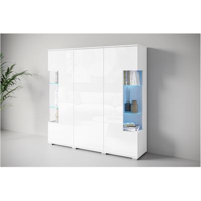 OTTO home "Kenia" 1 Stk. tlg. Modernes Highboard, mit Glastüren, Breite 135 cm