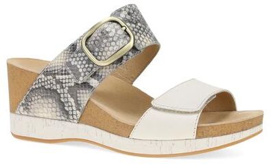 Women's Shannon Sandal by Dansko in Snake Ivory (Size 37 M)