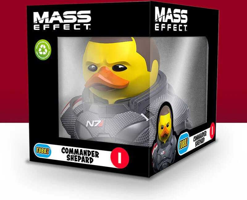 TUBBZ Mass Effect Commander Shepard verzamelbeeld in box, 9 cm