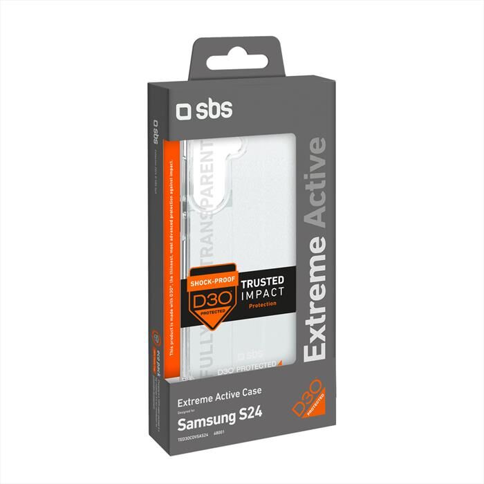 SBS Cover D3o Ted3ocovsas24 Per Samsung S24-trasparente