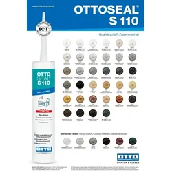 Farbkarte / Farbübersicht Ottoseal S110 Neutralsilikon