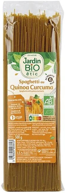 Jardin Bio Esparguete Com Quinoa E Curcuma Bio 500g