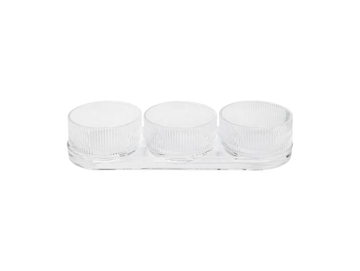Stelton Ensemble pour tapas Pilastro Lot de 4 Clear