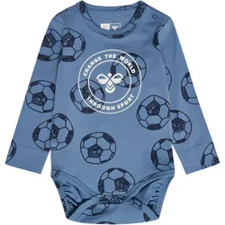 hummel hmlBALL langarm Baby-Strampler Jungen 4250 - coronet blue 62
