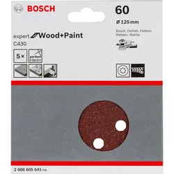 Bosch Schleifblatt C430 für Exzenterschleifer, Wand- und Deckenschleifer - 2608605641