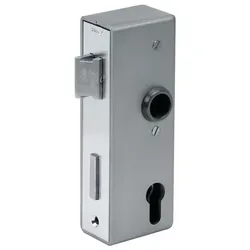 AMF Schlosskasten 141U,blk DIN L/R Maß A30xB60xC172mm Dornm.40mm - 14464