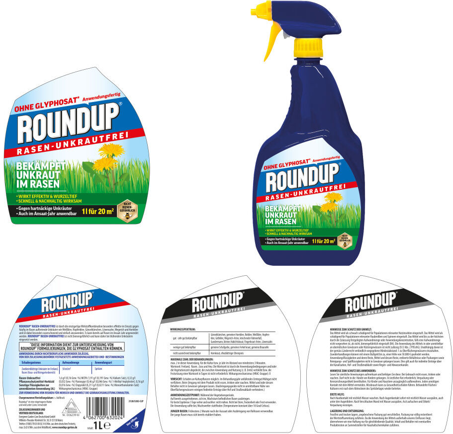 Roundup Rasen-Unkrautfrei AF 1 L