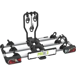 EUFAB Kupplungs-Fahrradträger PROBC3 für 3 Fahrräder, E-Bike geeignet