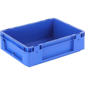 Alpha-Paletten Eurobox Silverline, blau, 10 Liter, geschlossene Griffe, 40 x 30 x 12cm