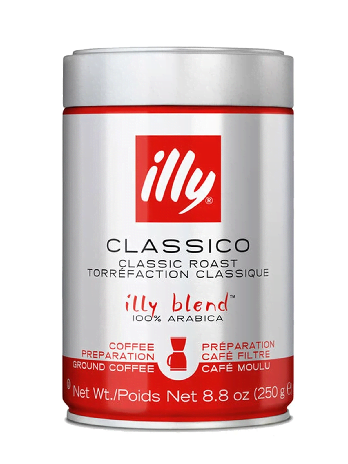illy Classic Roast ground coffee for filter 250 g