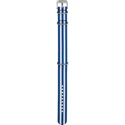 Certina - Ds Rookie Synth. Band Blau/weiss 20/20, Schliesse Stahl C604020505 - blau