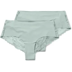 Tchibo - 2 Magic-Cut-Brazil-Slips - Damen - Gr. L - grün