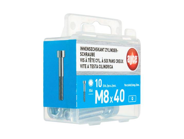 Ayce Innensechskant-Zylinderschraube M8 × 40 mm