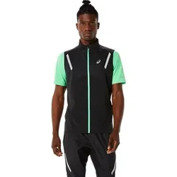 ASICS Herren Jacke LITE-SHOW VEST, Größe S in Schwarz Schwarz