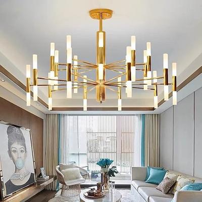 LED-Pendelleuchten moderne Beleuchtung 30-Licht-Wohnzimmer, 39 Kronleuchter Beleuchtungsinsel Milchglas Lampenschirm G9 Lampenfassung LED-Leuchten Leuchte Unterputzmontage