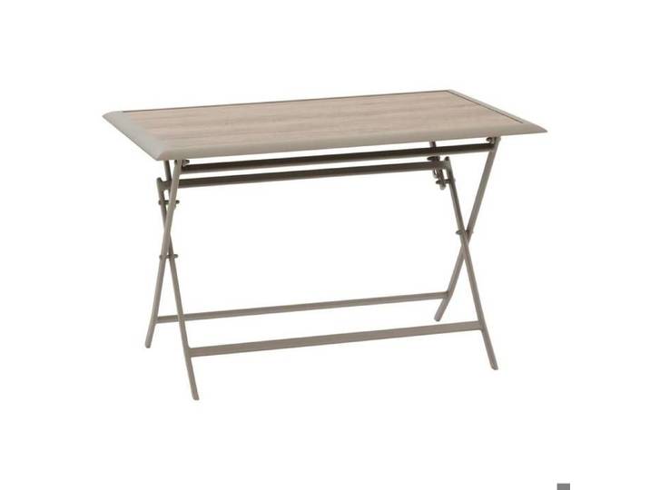 Table de jardin pliante 4 places 110x71cm AZUA café - Hespéride