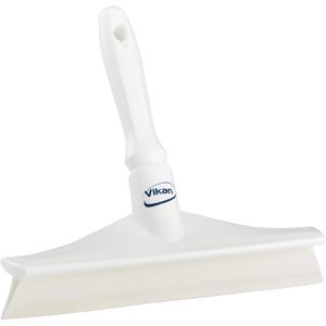 Vikan Fensterabzieher Ultra Hygiene mit Ministiel, für Glas, mit Gummilippe & Kunststoffschiene, weiß, Breite 24,5 cm