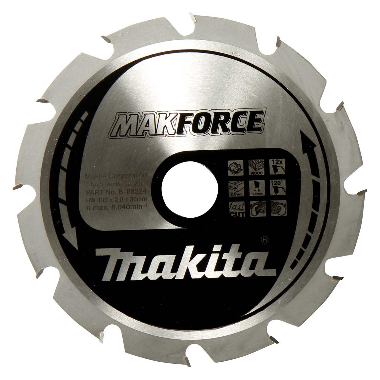 Makita MAKFORCE Kreissägeblatt 190x30 (B-32144)