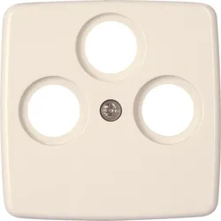 Kopp 339417184 RIVO - Antennensteckdose TV/RF/SAT, digitaltauglich, Farbe: weiß