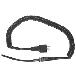 PROXXON 28xxx-12 Zuleitung mit Tülle und Stecker für 12 Volt Geräte (Spiralkabel)